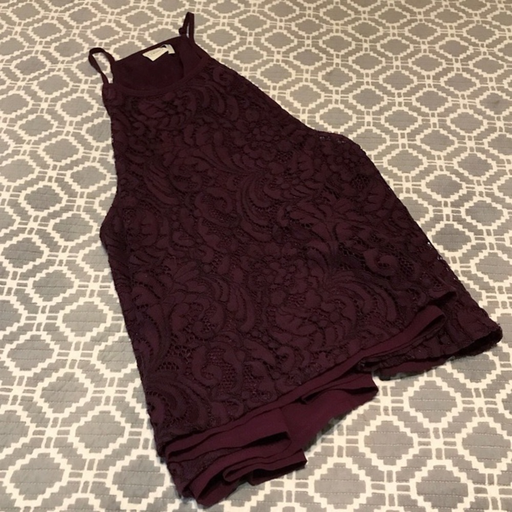 Paper Crane high neck tank top